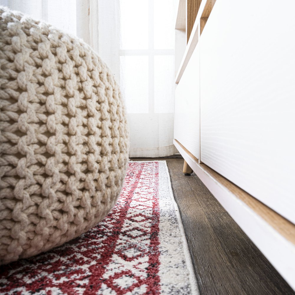 Boho Cottage Medallion Area Rug. Picture 9