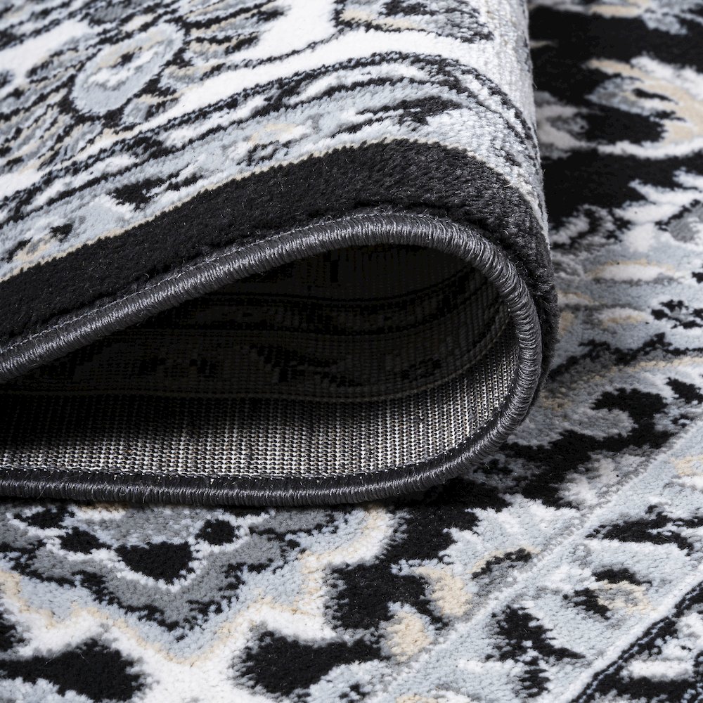 Palmette Modern Persian Floral Area Rug. Picture 8
