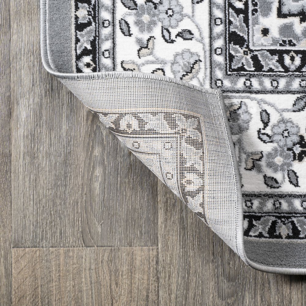 Palmette Modern Persian Floral Area Rug. Picture 5