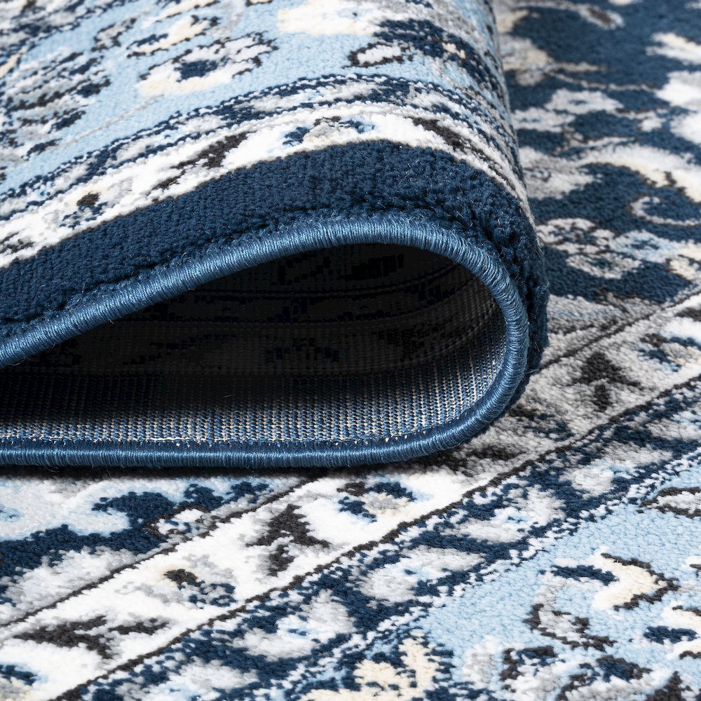Palmette Modern Persian Floral Area Rug. Picture 8