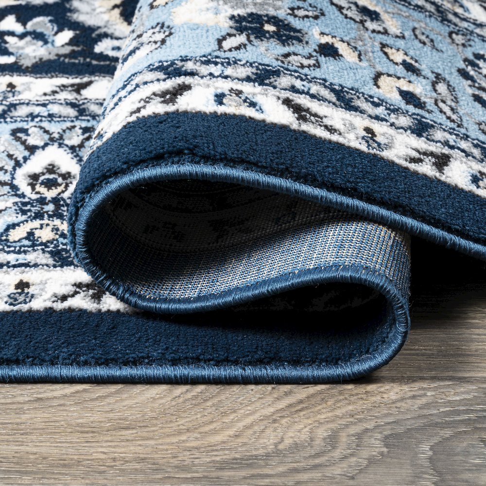 Palmette Modern Persian Floral Area Rug. Picture 10