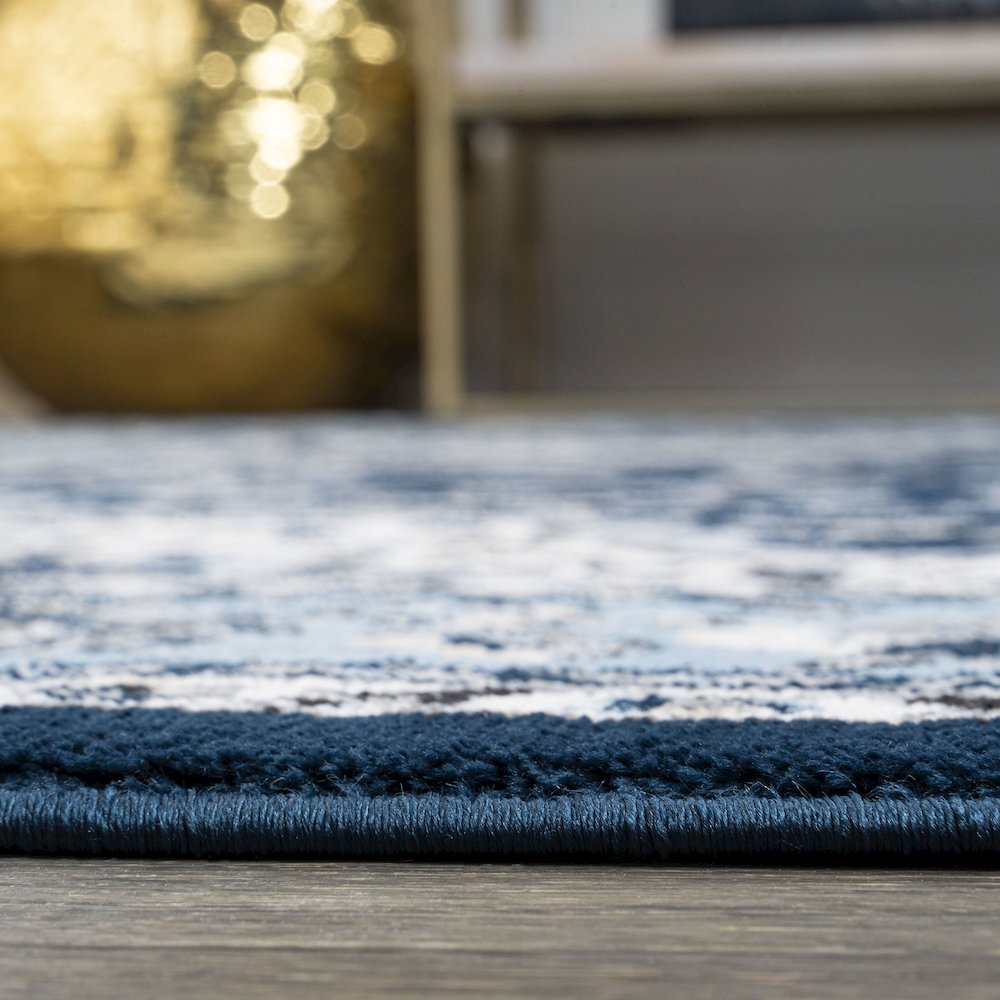 Palmette Modern Persian Floral Area Rug. Picture 11