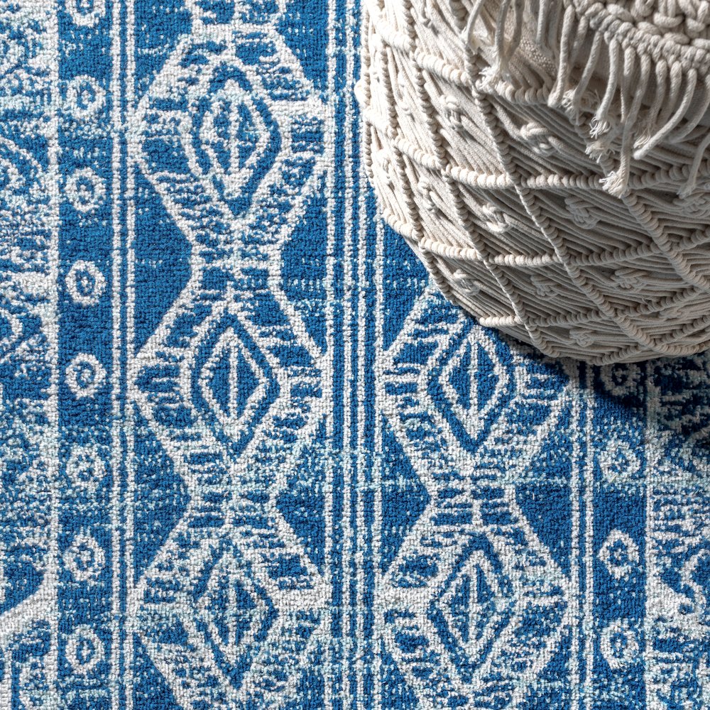 Modern Persian Boho Vintage Tribal Area Rug. Picture 6