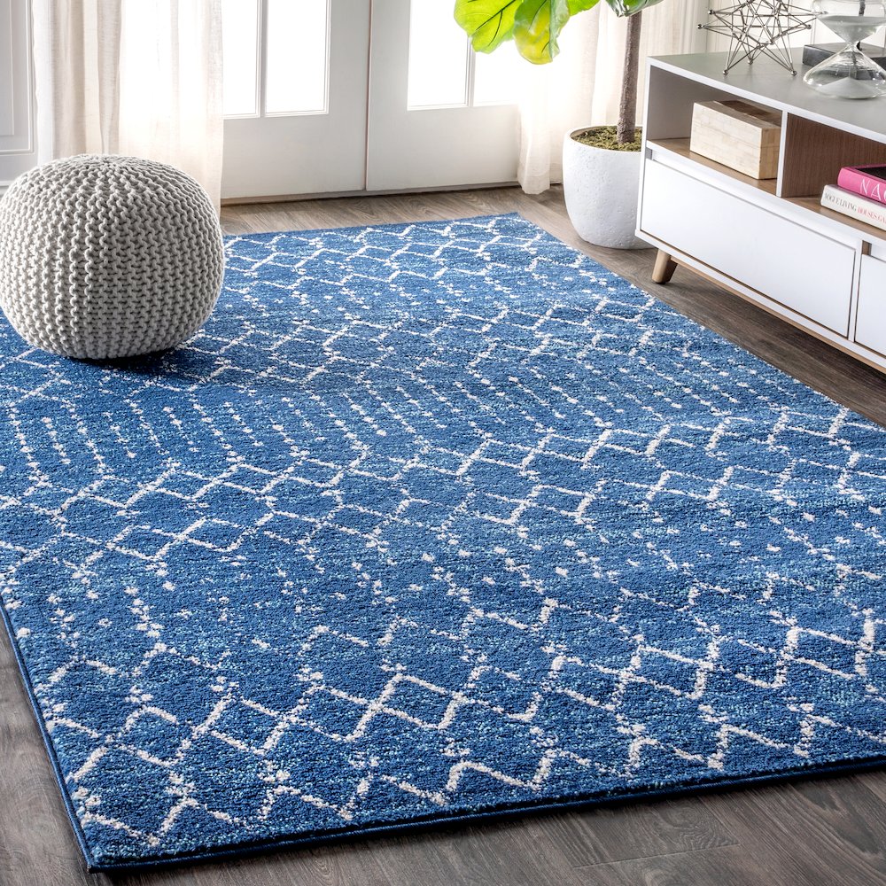 Moroccan Hype Boho Vintage Diamond Area Rug. Picture 2