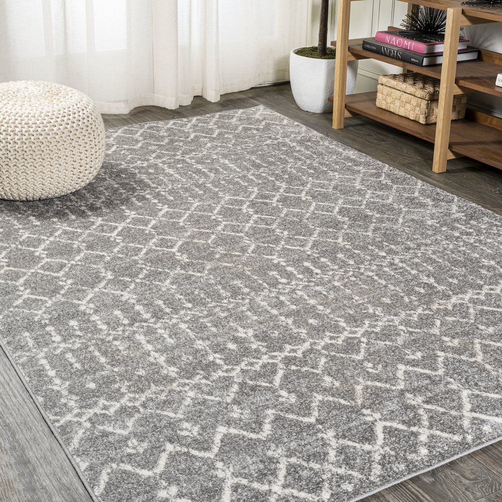 Moroccan Hype Boho Vintage Diamond Area Rug. Picture 2