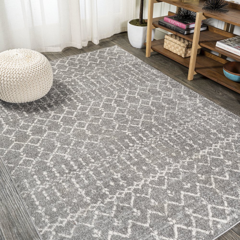 Moroccan Hype Boho Vintage Diamond Area Rug. Picture 4