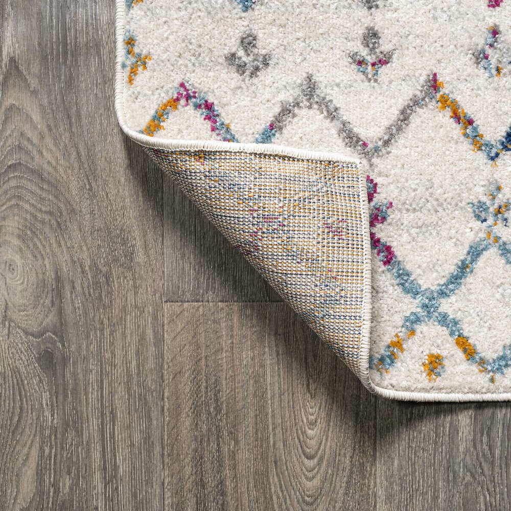 Moroccan Hype Boho Vintage Diamond Area Rug. Picture 6