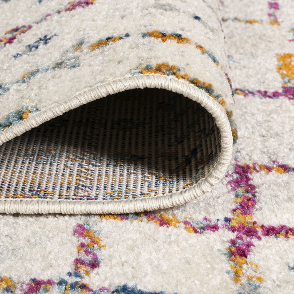 Moroccan Hype Boho Vintage Diamond Area Rug. Picture 9