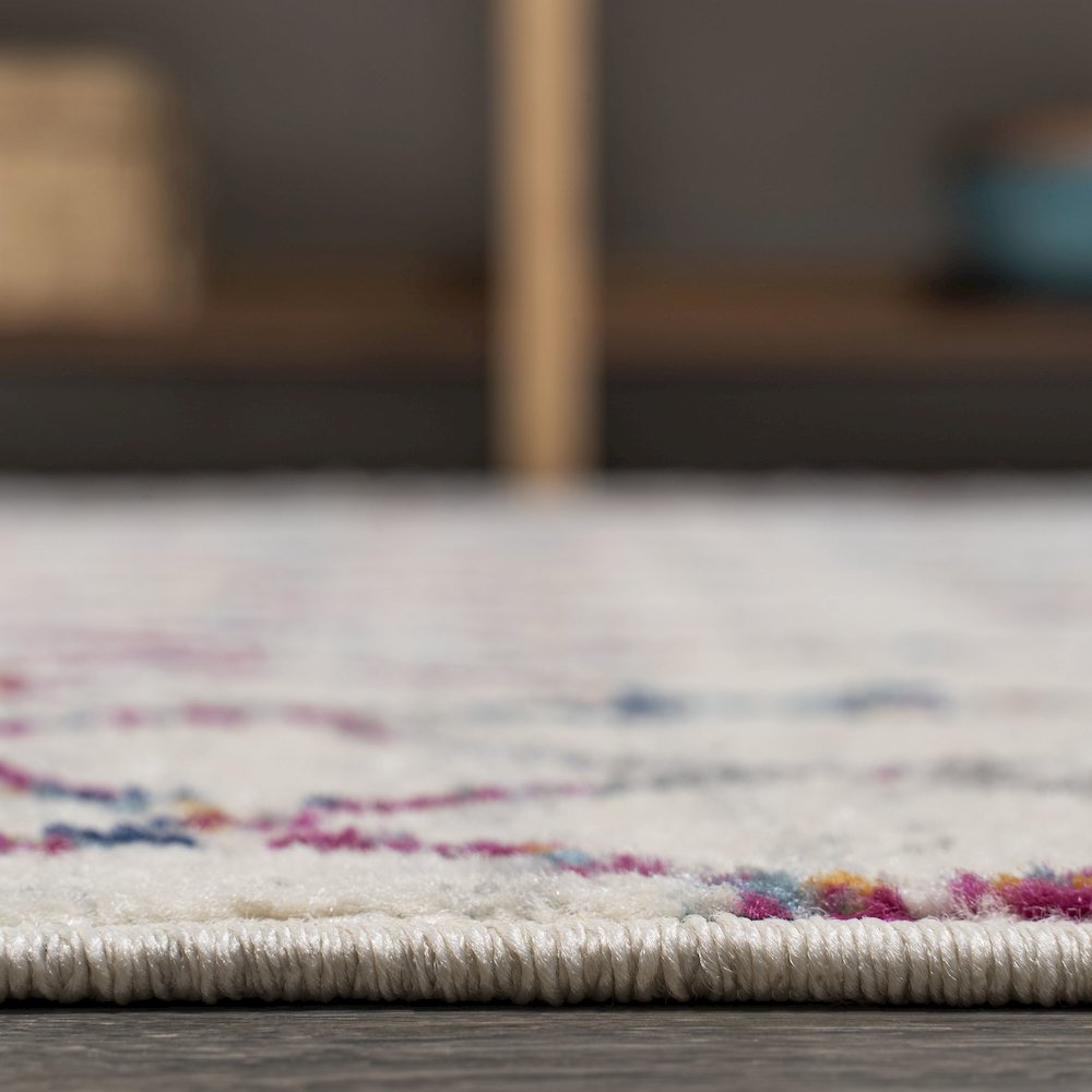 Moroccan Hype Boho Vintage Diamond Area Rug. Picture 13