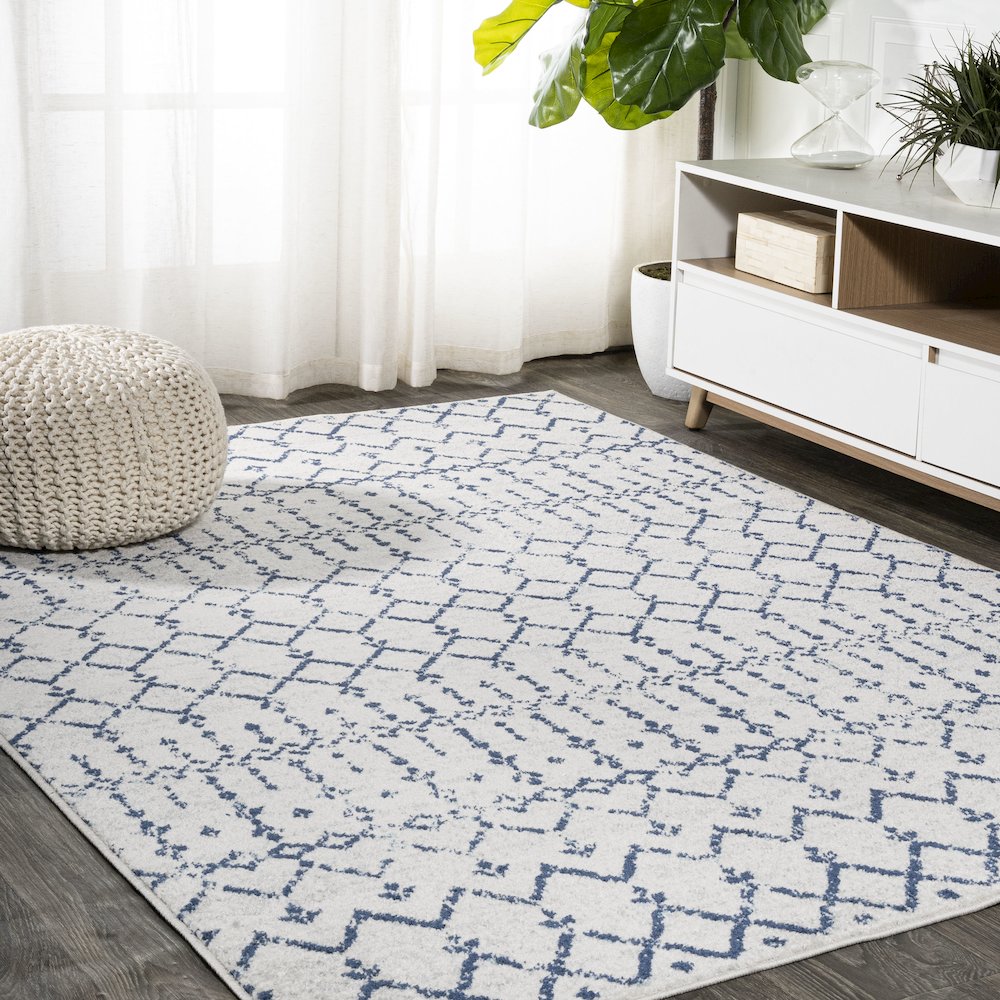 Moroccan Hype Boho Vintage Diamond Area Rug. Picture 2