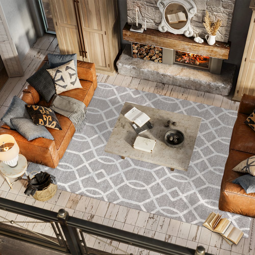 Asilah Ogee Fretwork Area Rug. Picture 5