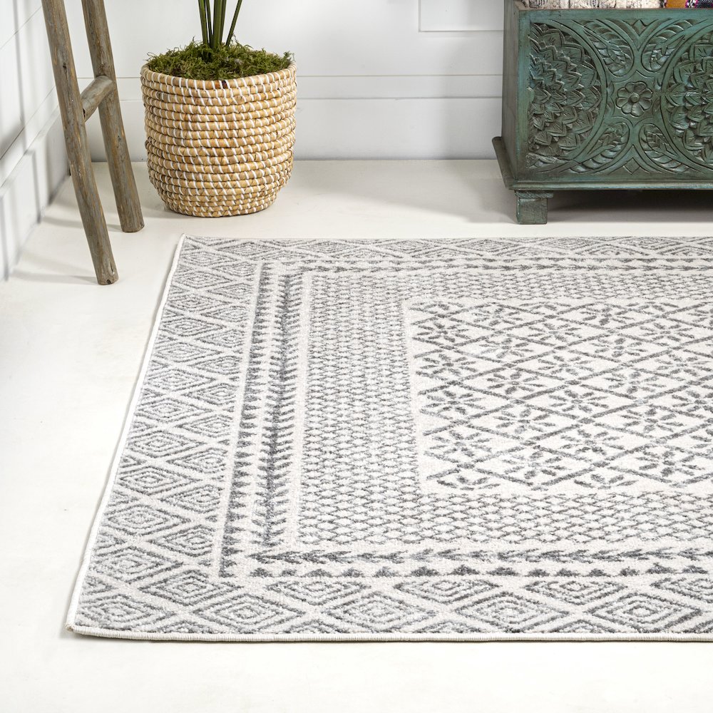 Athens Modern Geometric Boho Rug Area Rug. Picture 3