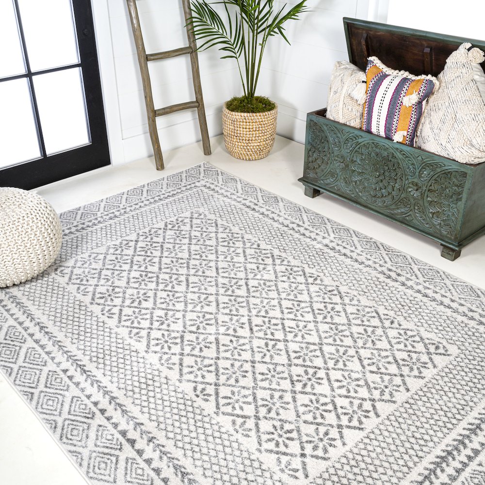 Athens Modern Geometric Boho Rug Area Rug. Picture 4