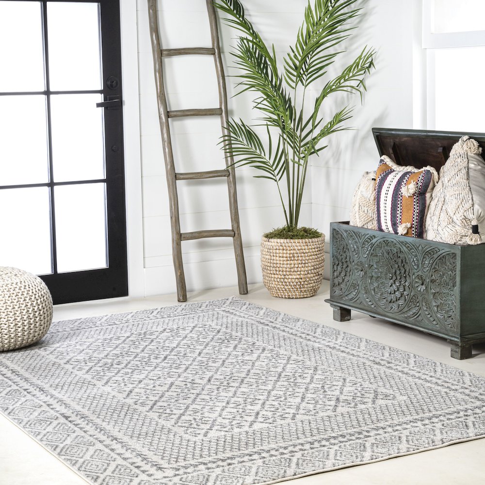 Athens Modern Geometric Boho Rug Area Rug. Picture 5