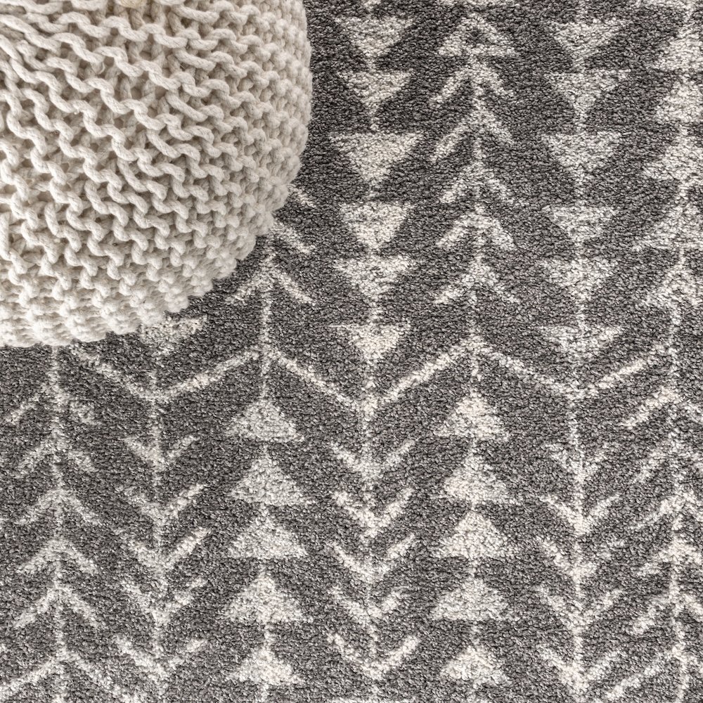 Ziri Moroccan Geometric Area Rug. Picture 7