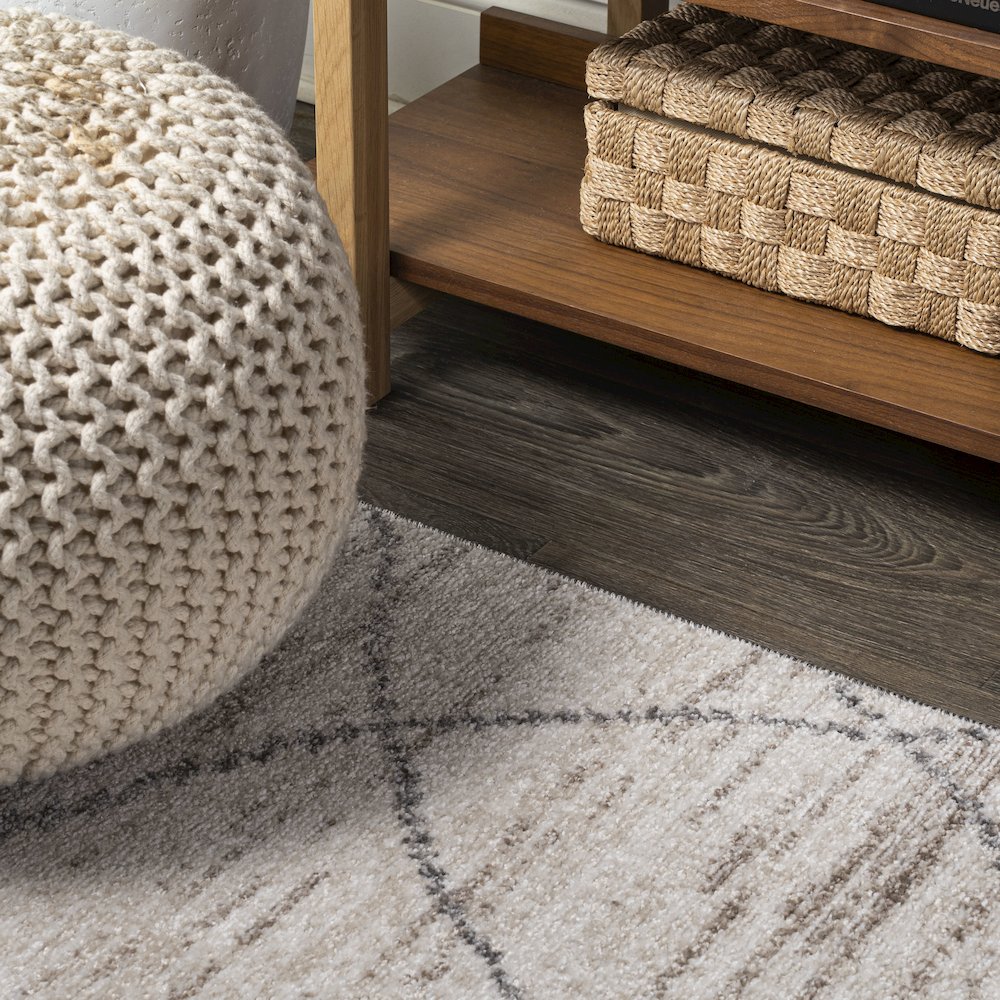 Asilah Moroccan Modern Diamond Area Rug. Picture 8