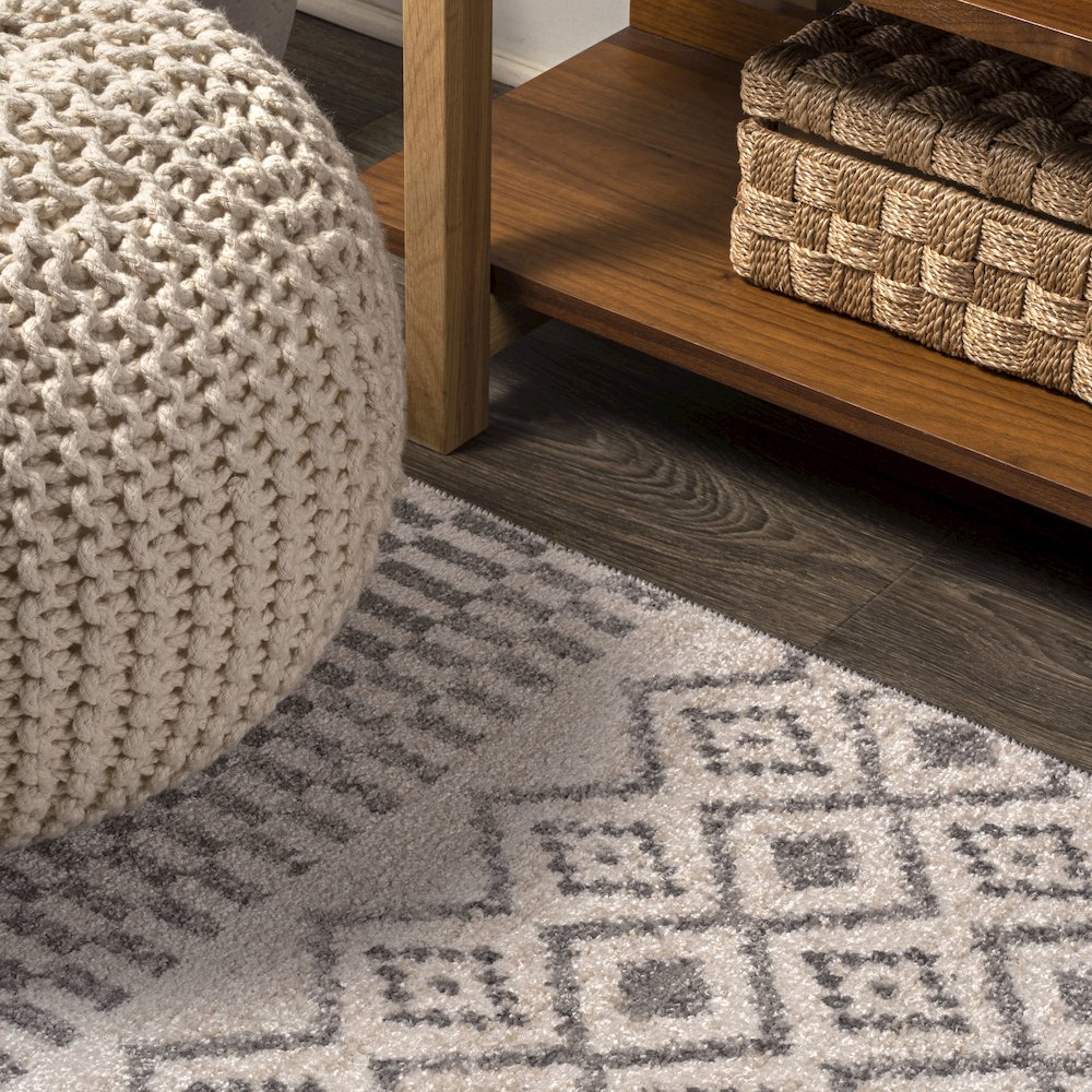 Ifrane Berber Geometric Stripe Area Rug. Picture 8