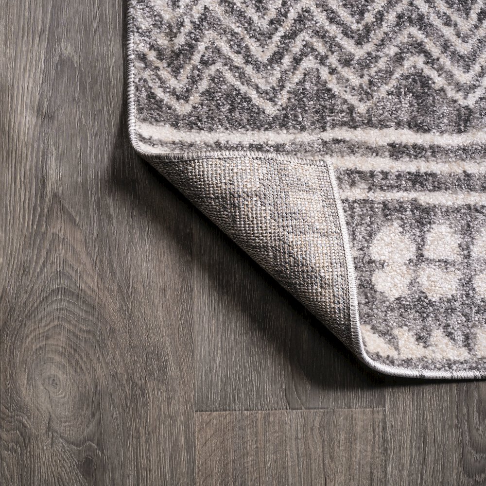 Imlil Tribal Geometric Stripe Area Rug. Picture 6