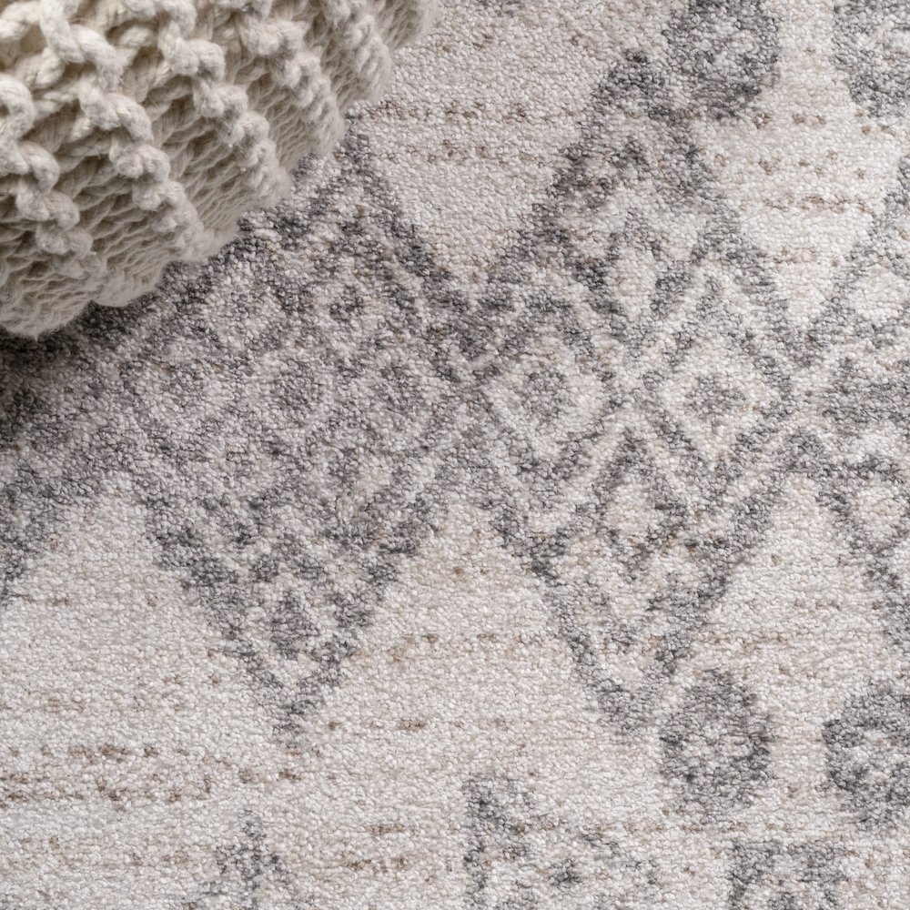 Idris Tribal Diamond Geometric Area Rug. Picture 7