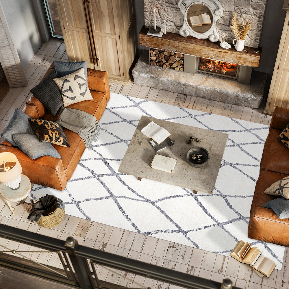 Illi Moroccan Diamond Trellis Area Rug. Picture 5