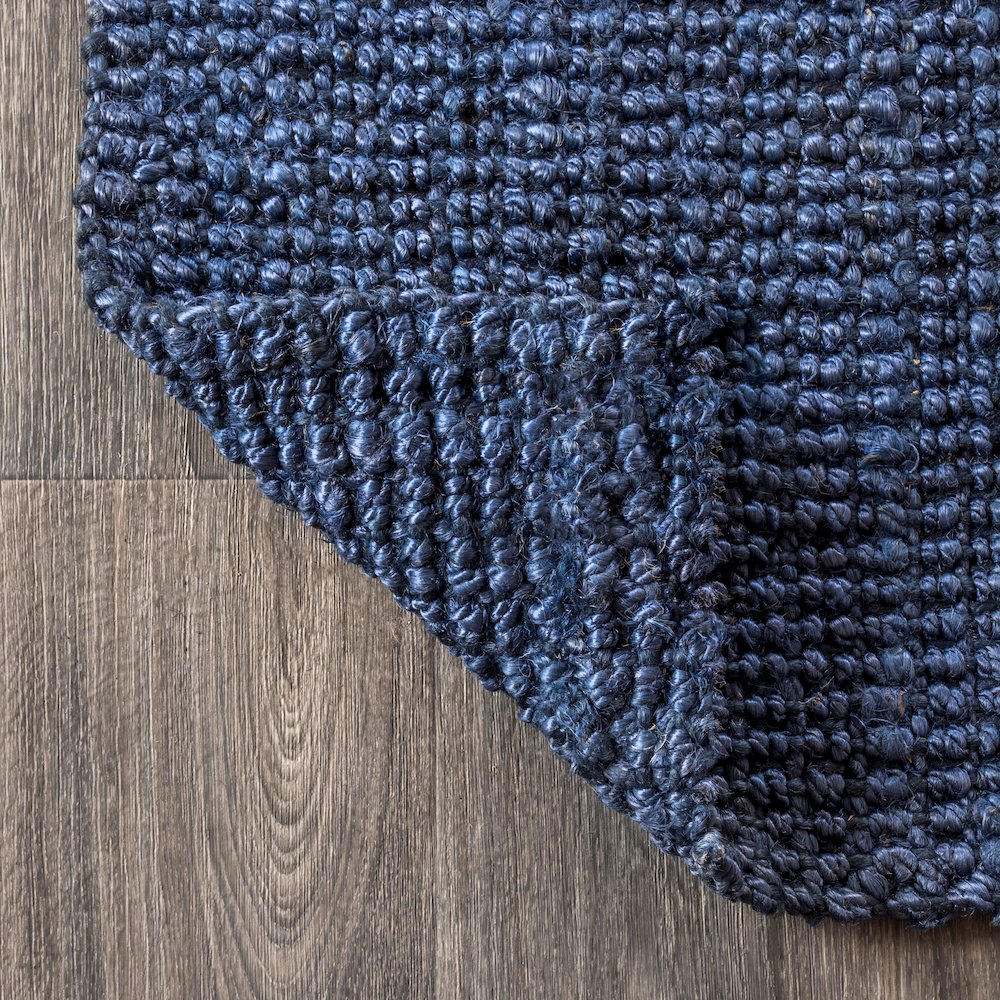 Pata Hand Woven Chunky Jute Area Rug. Picture 4