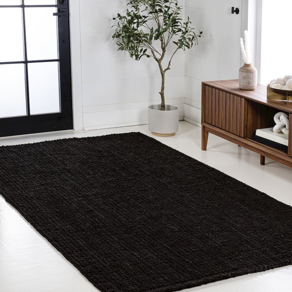 Pata Hand Woven Chunky Jute Area Rug. Picture 3