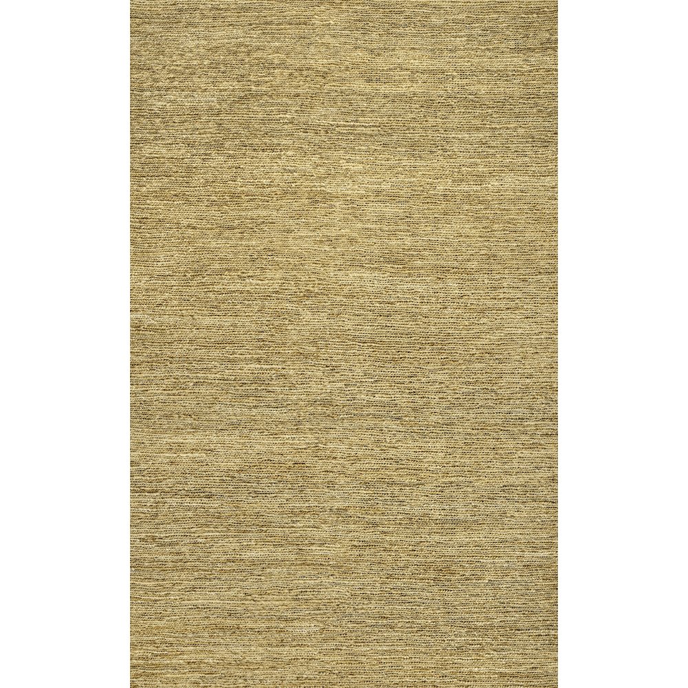 Griffin Rustic Farmhouse Woven Jute Solid Natural 5 ft. x 8 ft. Area Rug. Picture 1