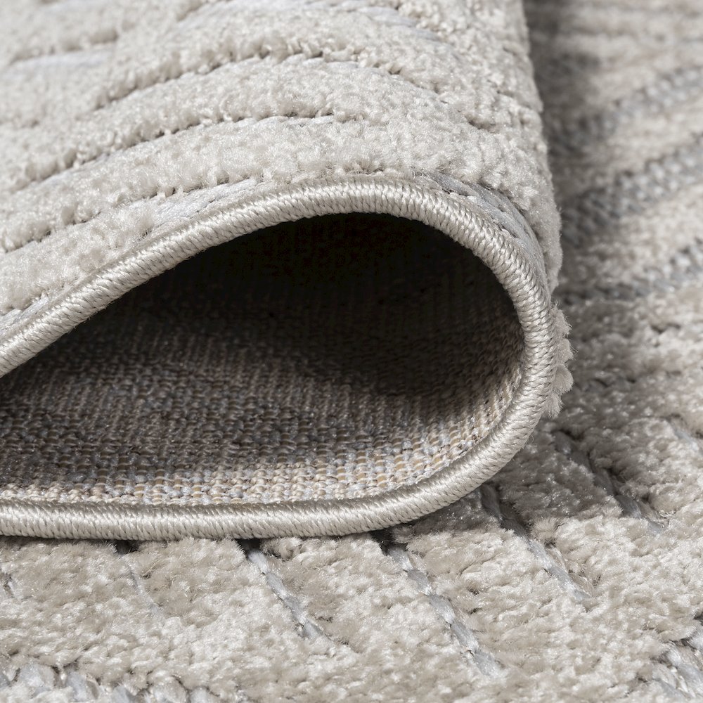 Jordan High-Low Pile Art Deco Geometric Indoor/Outdoor Area Rug. Picture 12