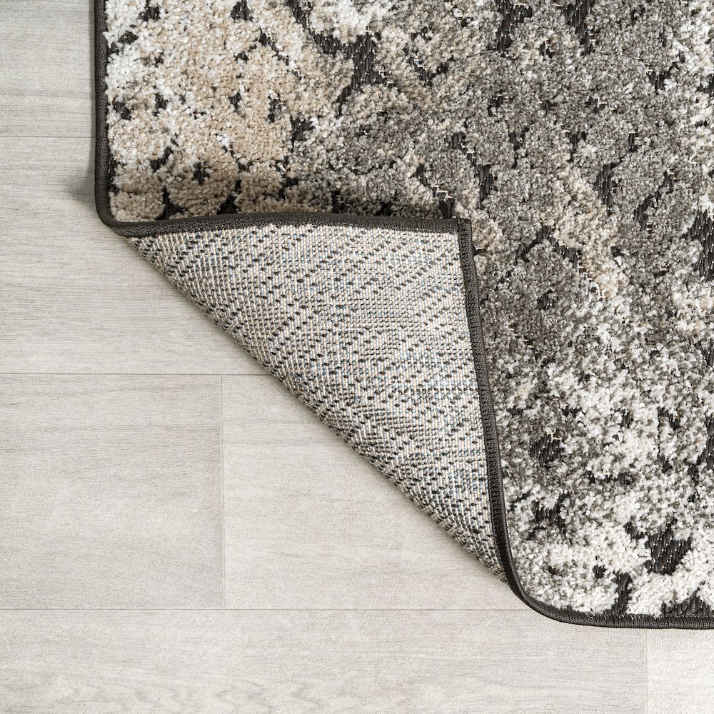 Duenas High-Low Shabby Damask Area Rug. Picture 10