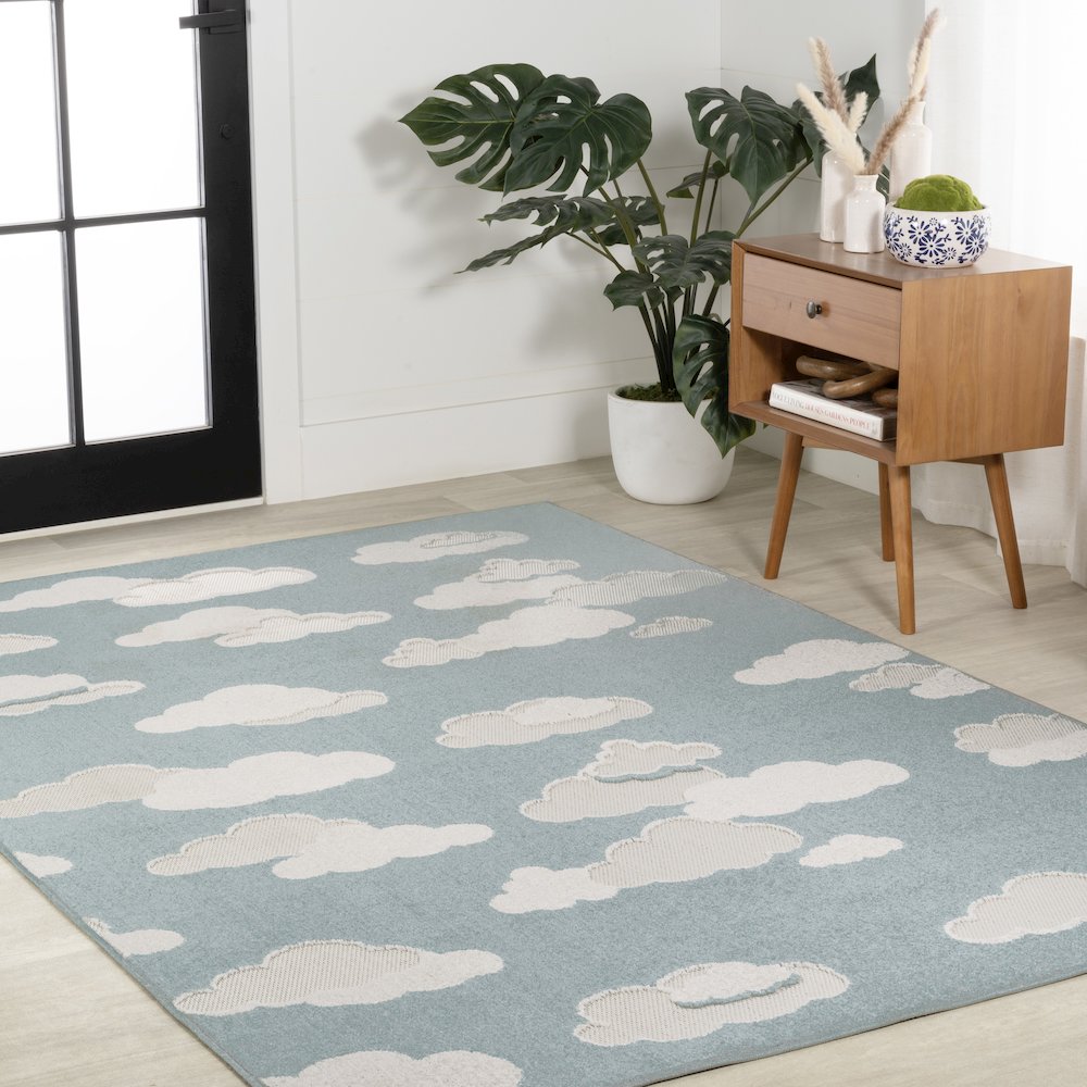 Hedwig Youth Cloud Scandi Rug Area Rug. Picture 3