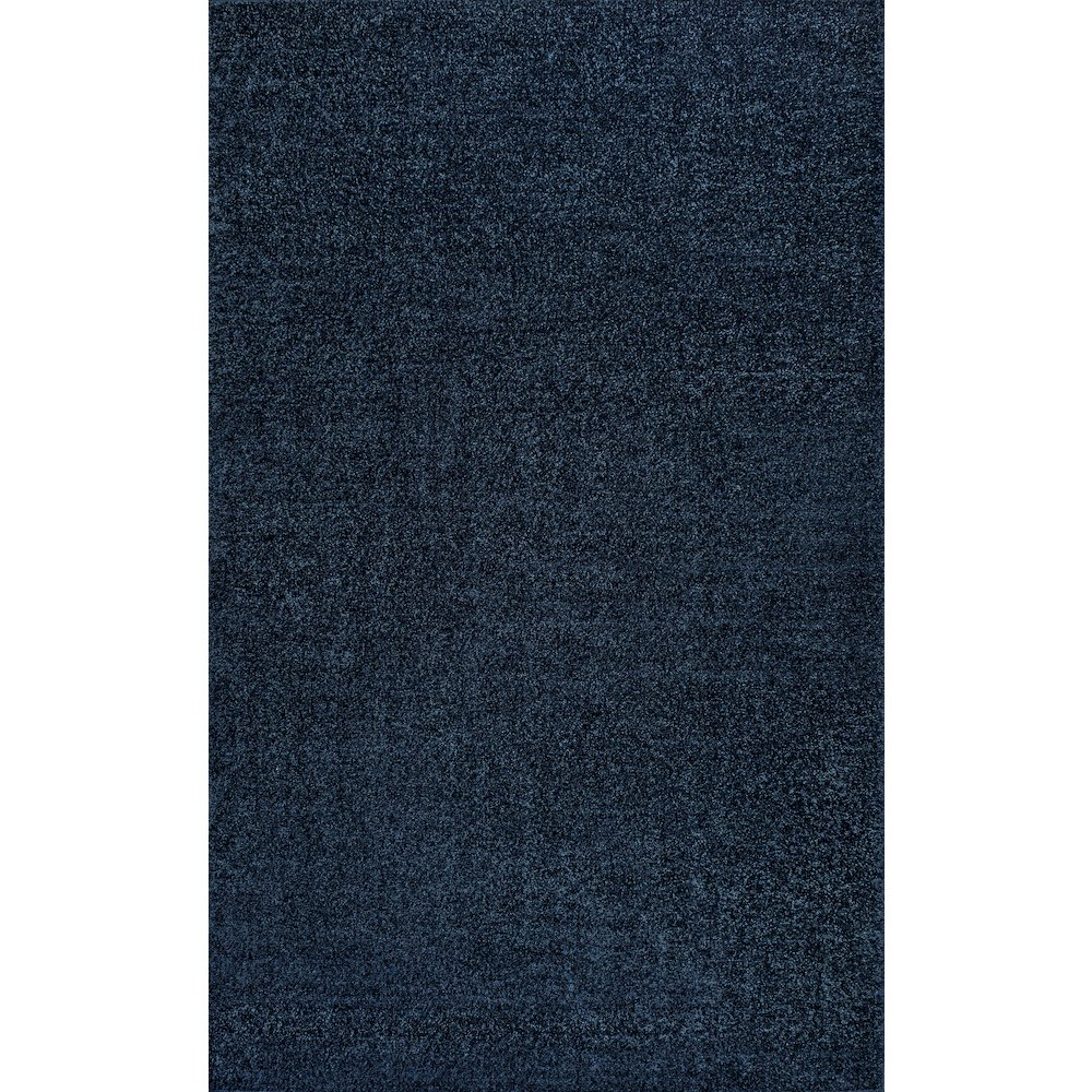 Haze Solid Low Pile Area Rug Navy. Picture 1