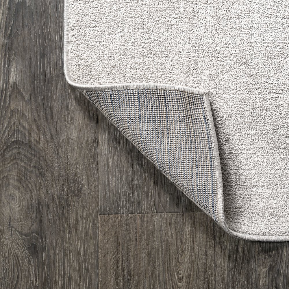 Haze Solid Low Pile Area Rug Ivory. Picture 6