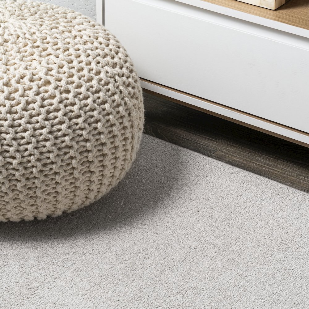 Haze Solid Low Pile Area Rug Ivory. Picture 8