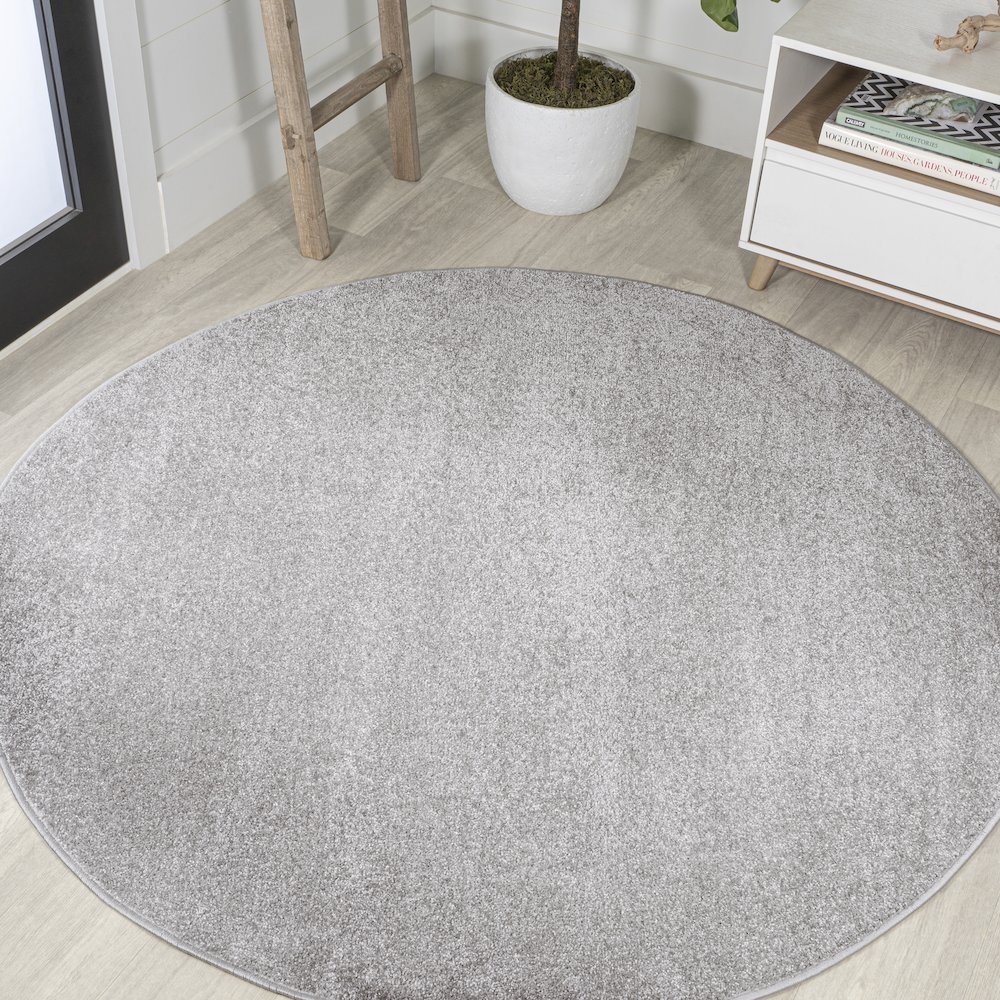 Haze Solid Low-Pile Area Rug. Picture 12