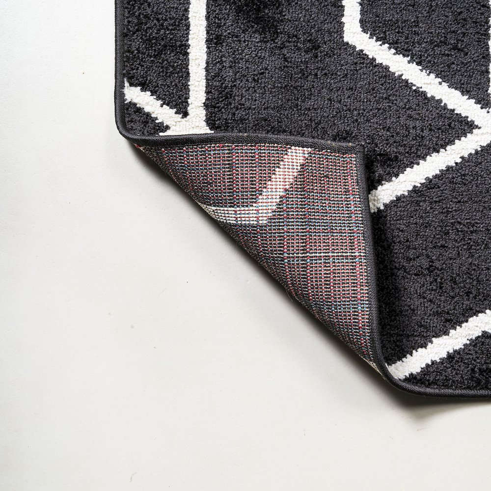 Tumbling Blocks Modern Geometric Area Rug. Picture 6