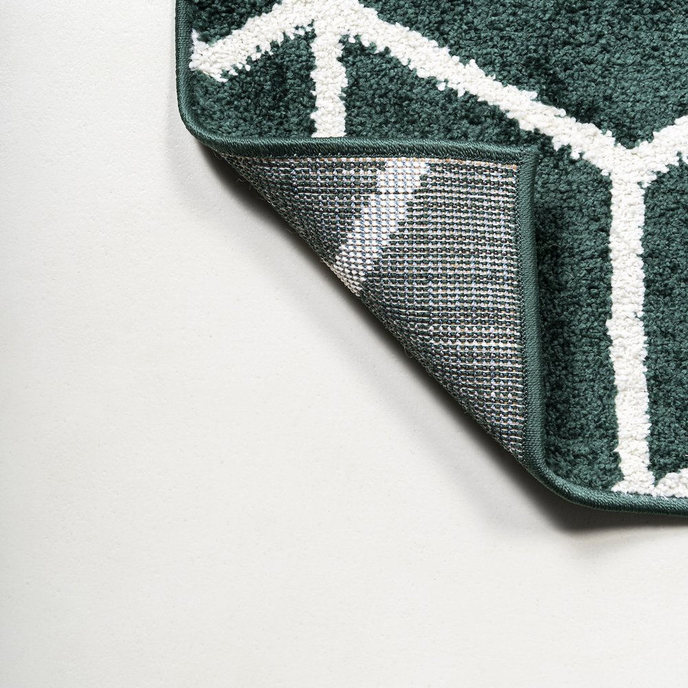 Tumbling Blocks Modern Geometric Area Rug. Picture 6