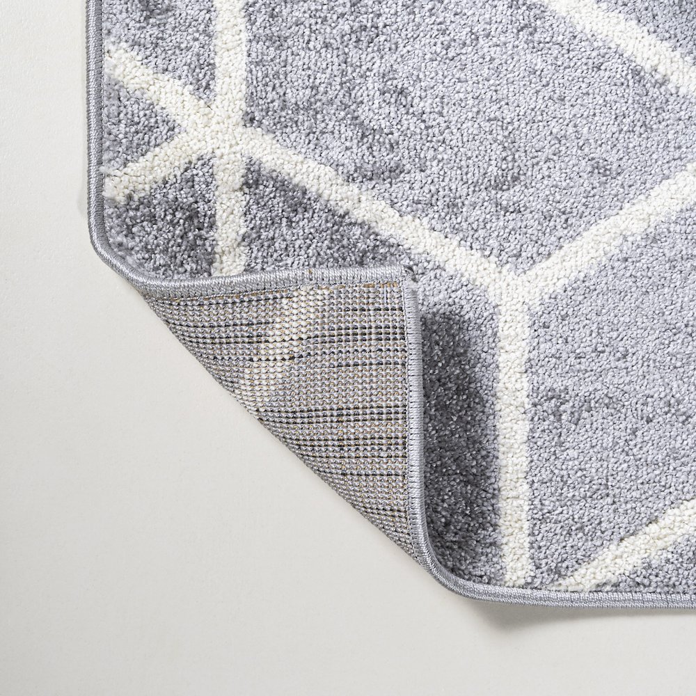 Tumbling Blocks Modern Geometric Area Rug. Picture 6