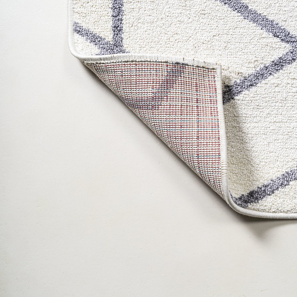 Tumbling Blocks Modern Geometric Area Rug. Picture 6