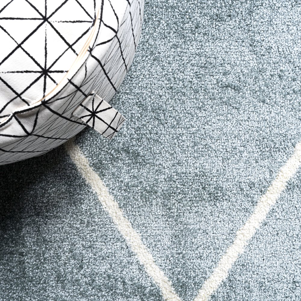 Cole Minimalist Diamond Trellis Area Rug. Picture 8