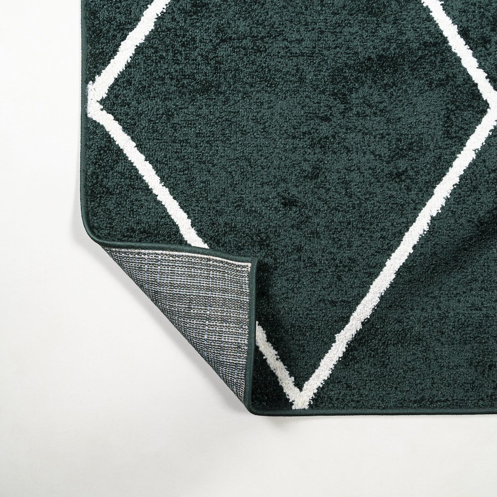 Cole Minimalist Diamond Trellis Area Rug. Picture 6