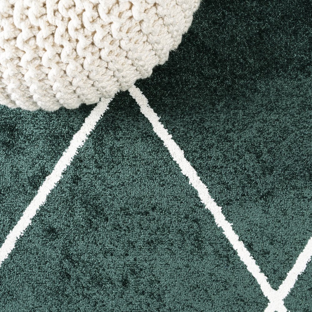 Cole Minimalist Diamond Trellis Area Rug. Picture 7