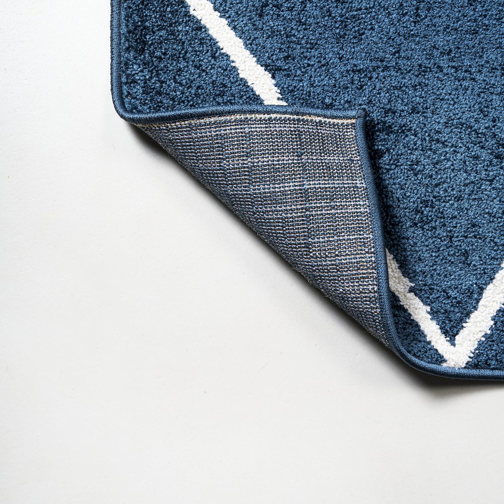 Cole Minimalist Diamond Trellis Area Rug. Picture 6