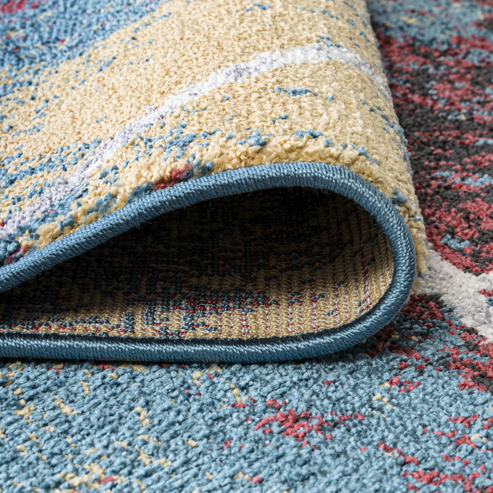 Cole Minimalist Diamond Trellis Area Rug. Picture 9