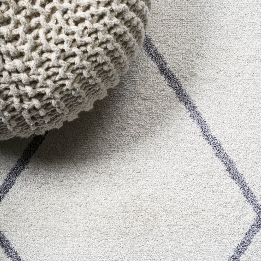 Cole Minimalist Diamond Trellis Area Rug. Picture 7