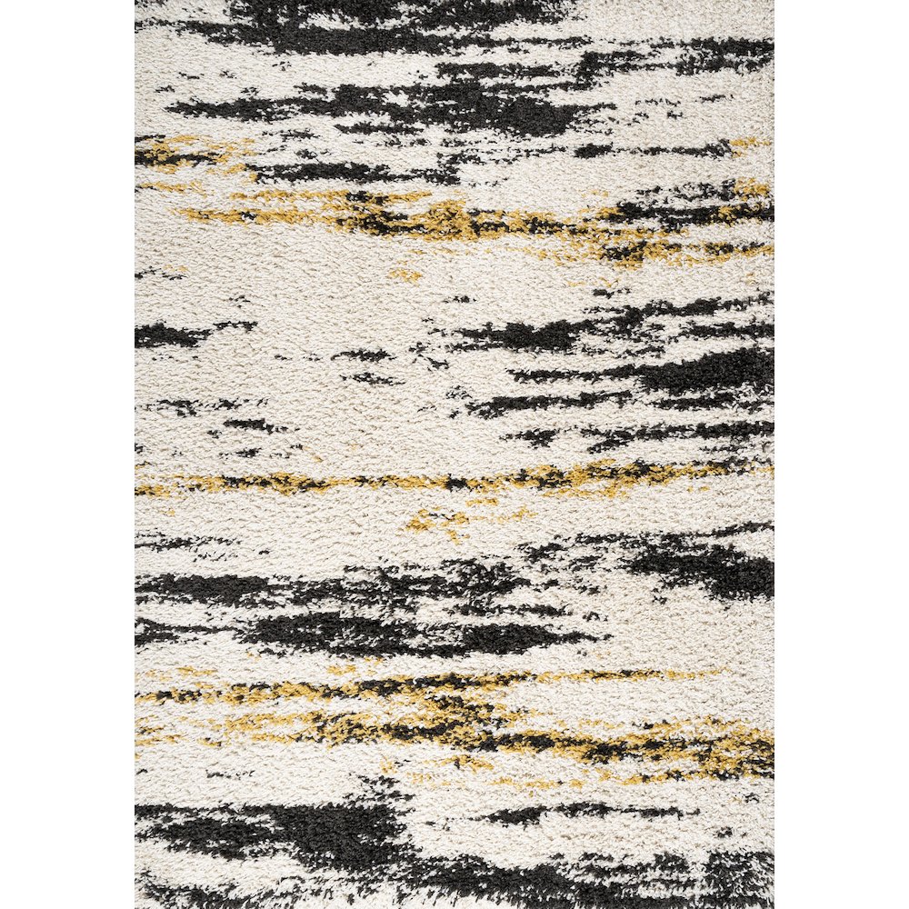 Nova Modern Bold Strie Shag Area Rug. Picture 1