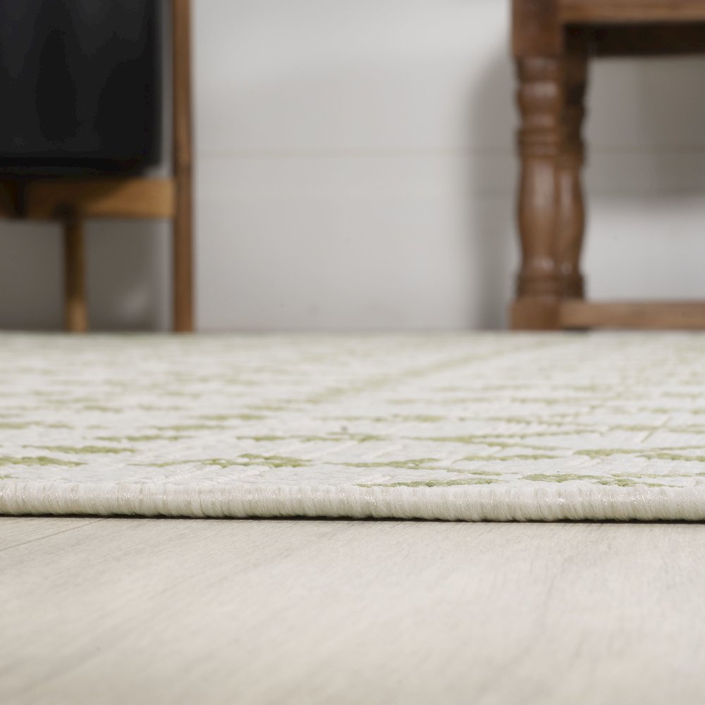 Ourika Moroccan Geometric Textured Weave Indoor/Outdoor Area Rug. Picture 16
