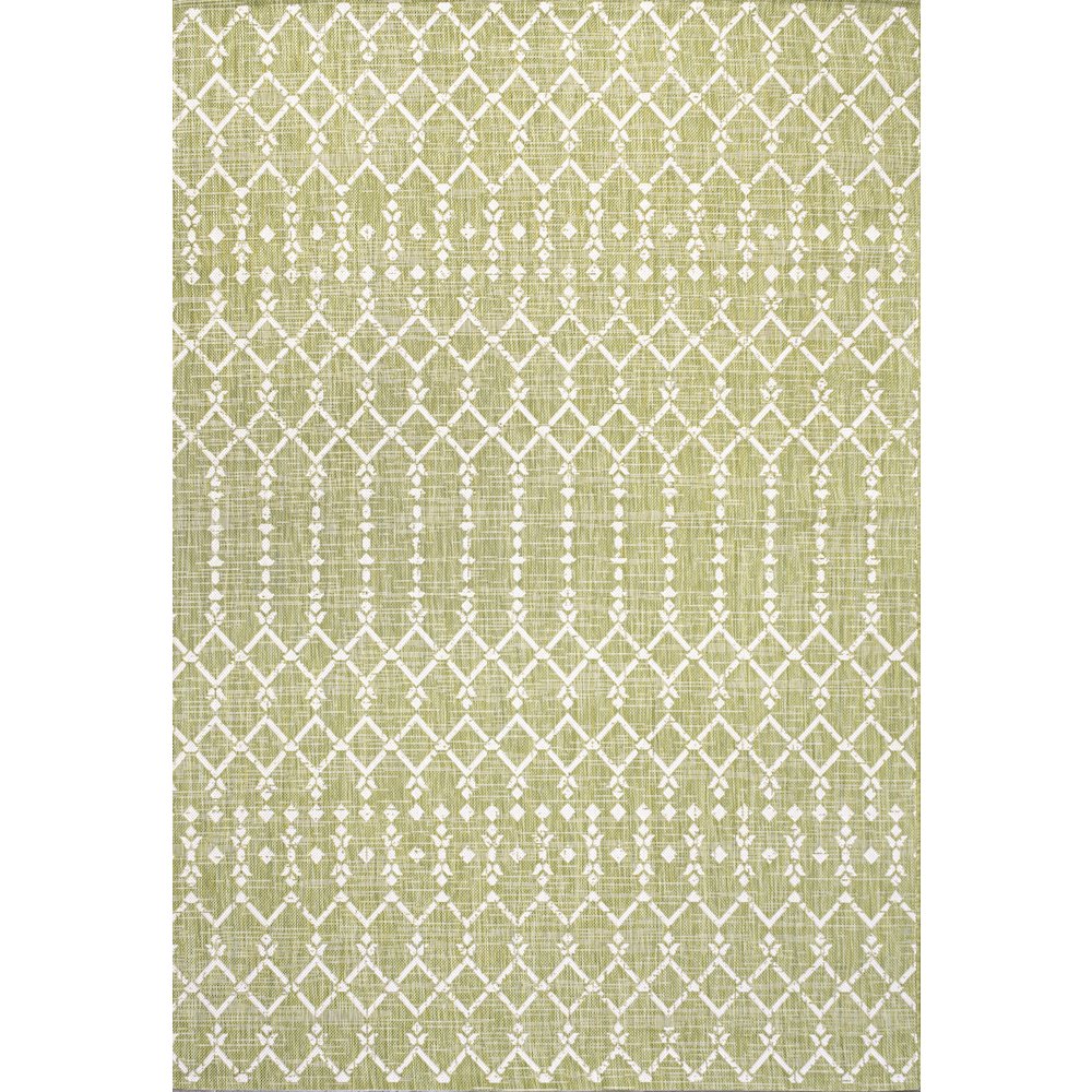 Ourika Moroccan Geometric Textured Weave Indoor/Outdoor Area Rug. Picture 1