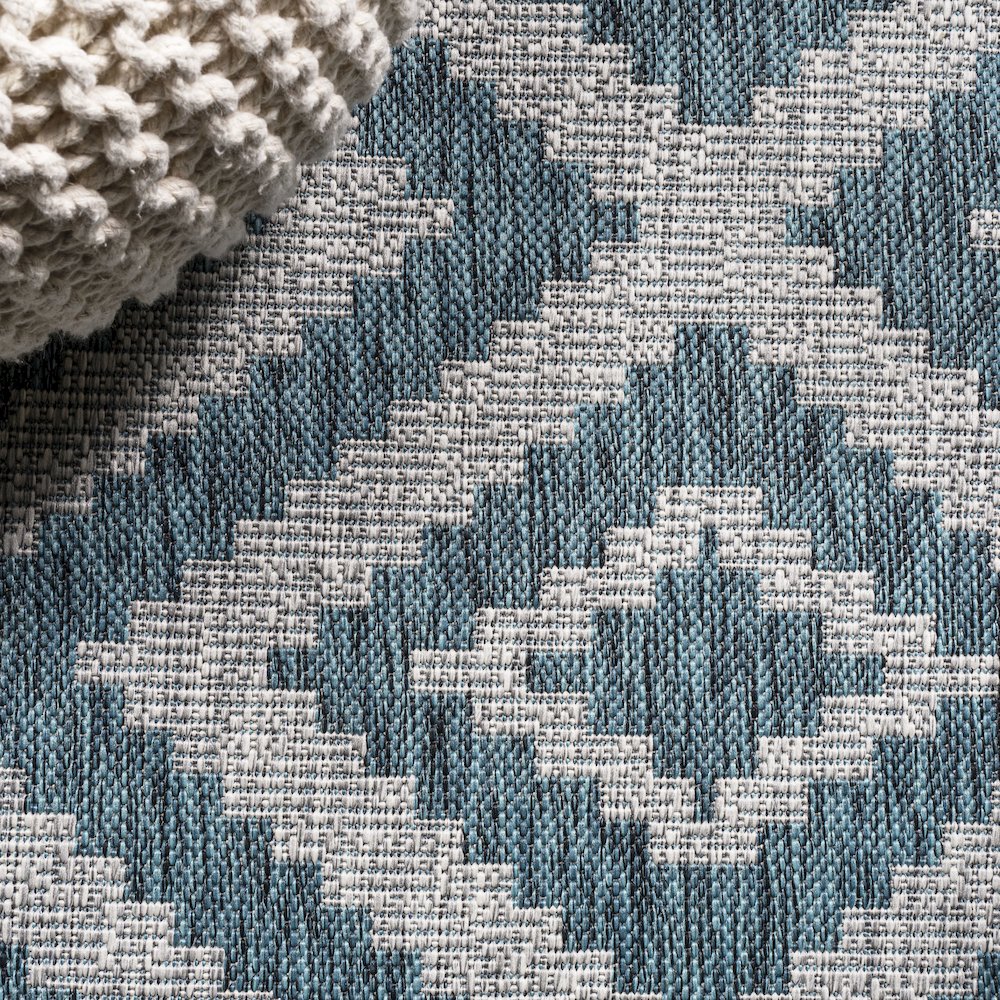 Sintra Diamond Tribal Indoor/Outdoor Area Rug. Picture 10