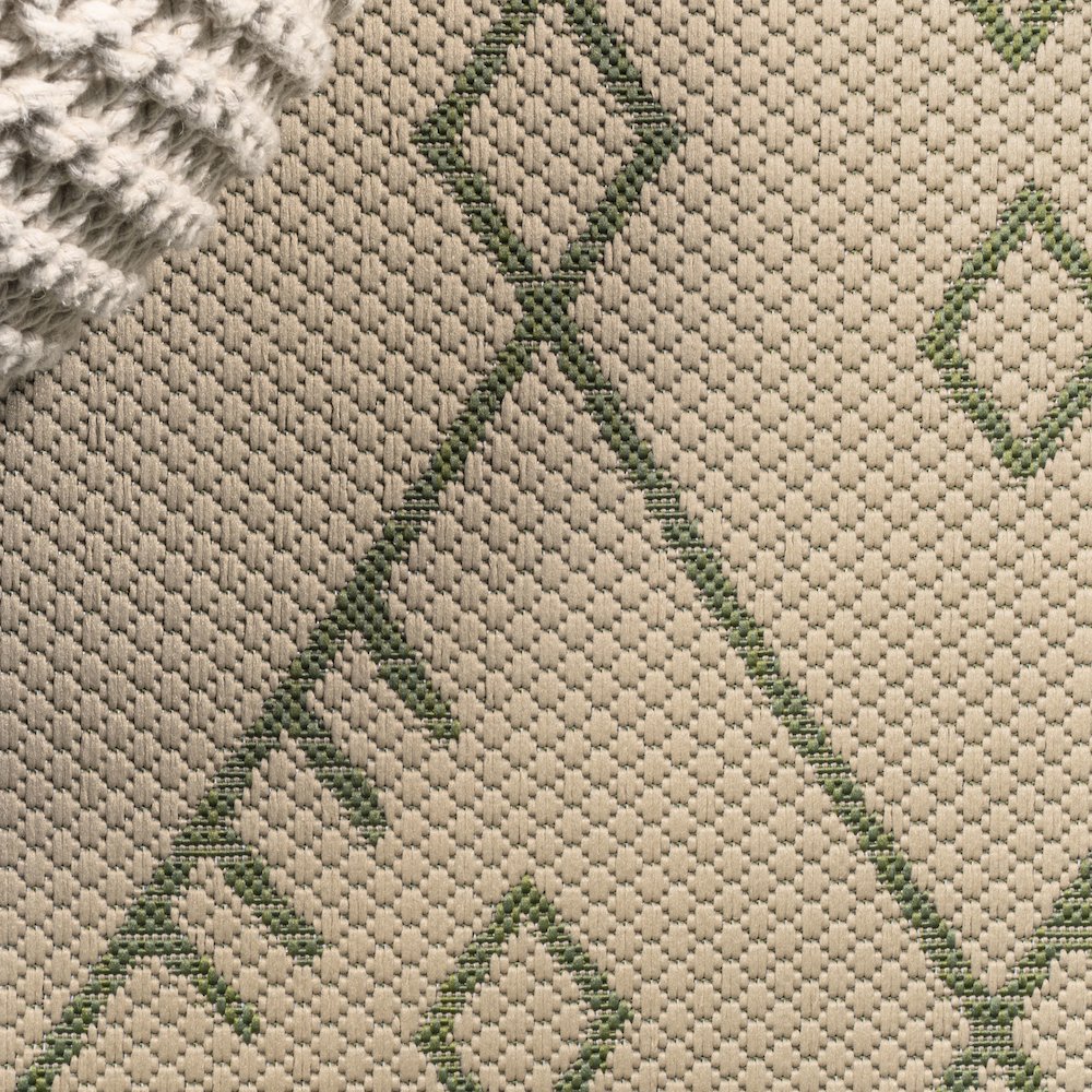 Boho Moroccan Indoor/Outdoor Area Rug. Picture 10