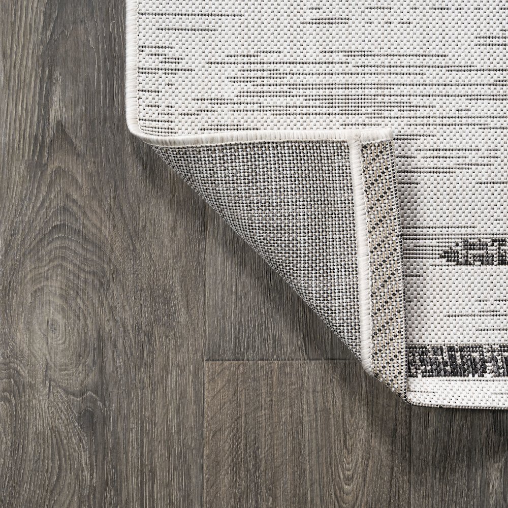 Zolak Berber Stripe Geometric Indoor/Outdoor Area Rug. Picture 10